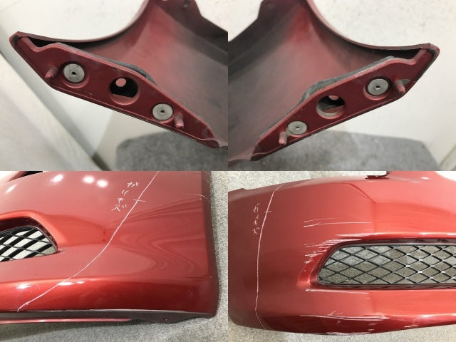 ステージア M35/NM35/PM35/PNM35 純正 フロント バンパー 62022 7W040 フレアレッド AY2 日産(133762)