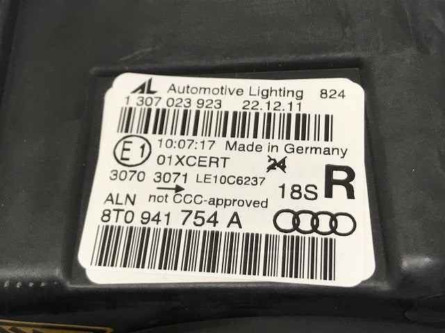 新品!A5(B8) 8T系 純正 後期 右 ヘッドライト/ランプ キセノン HID AFS無 Automotive Lighting 8T0 941 754 A 8T0941754A アウディ(133978)