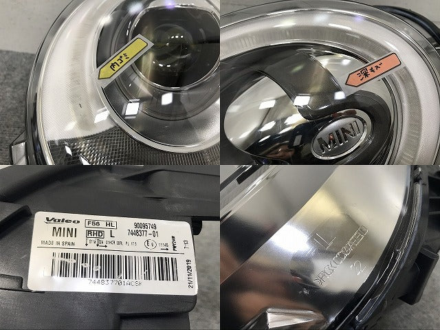 新品!MINI/ミニ F54/F55/F56 純正 左 ヘッドライト/ランプ LED RHD/右ハンドル用 VALEO 7448377-01 63117448377 MINI(133983)