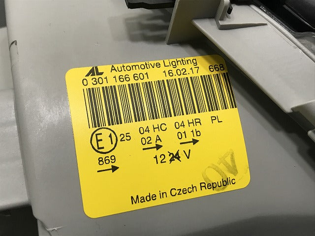 新品!Cクラス W203 社外 左 ヘッドライト ハロゲン AL Automotive Lighting 0 301 166 601/LE98C646 2038200761 メルセデスベンツ(134032)