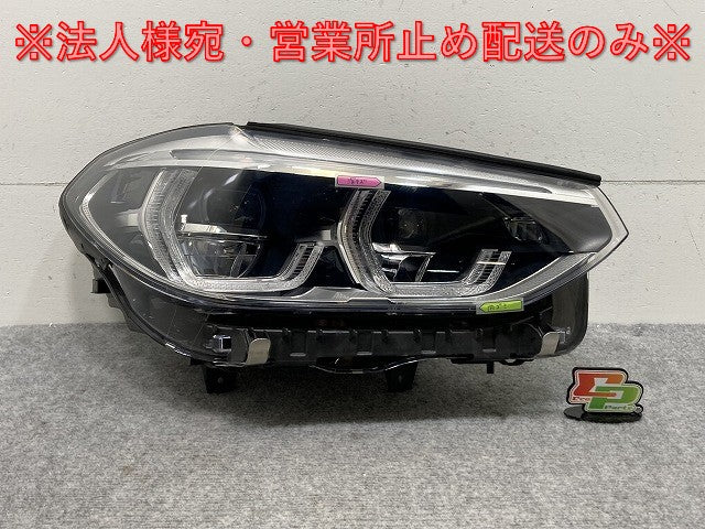 ジャンク!X3/X4 G01/G02 純正 前期 右 ヘッドライト/ランプ LED AL Automotive Lighting 8739656-05 BMW(134141)