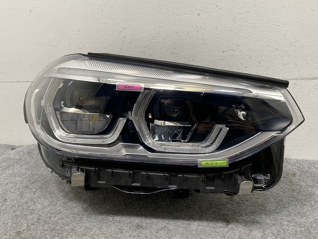 ジャンク!X3/X4 G01/G02 純正 前期 右 ヘッドライト/ランプ LED AL Automotive Lighting 8739656-05 BMW(134141)