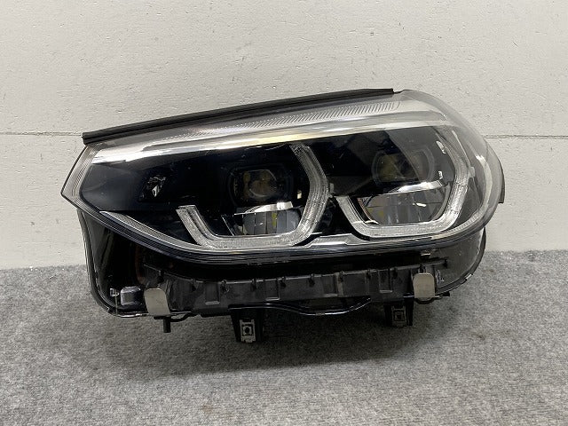 ジャンク!X3/X4 G01/G02 純正 前期 左 ヘッドライト/ランプ LED AL Automotive Lighting 8739655-03/LE15C6372 BMW(134144)