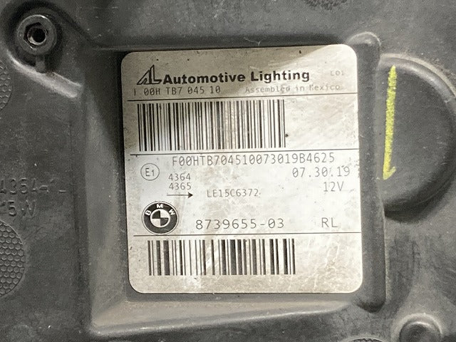 ジャンク!X3/X4 G01/G02 純正 前期 左 ヘッドライト/ランプ LED AL Automotive Lighting 8739655-03/LE15C6372 BMW(134144)