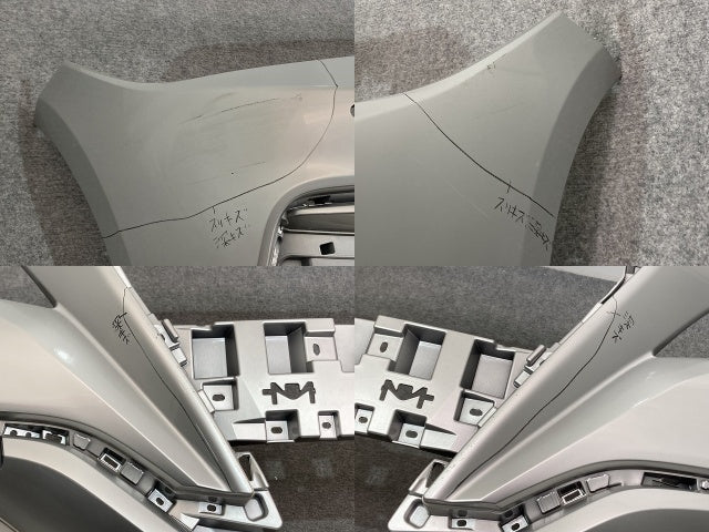 クラウン 220系/ARS220/AZSH20/AZSH21/GWS224 純正 フロント バンパー 52119-30M60 プレシャスシルバー 1J6 トヨタ(134331)