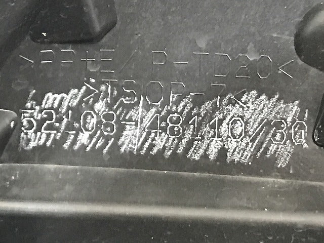 新車取り外し!RX/350/500h/Fスポーツ TALA15/TALH17 純正 リア スポイラー 52108-48110/30 グラファイトブラック 223 レクサス(134423)
