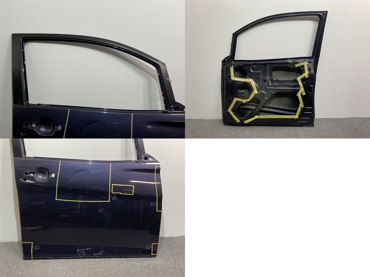 デイズ ハイウェイスター/EKワゴン B21W/B11W 右 フロント ドア パープル メタリック 日産(134427)