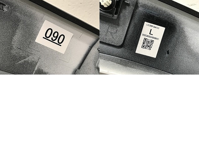 新車外し!ランドクルーザー/ランクル FJA300W/VJA300W 純正 左 リア クォーター/オーバーフェンダー/フェンダーアーチモール 75606-60120 ホワイト 090(134464)