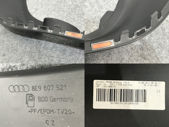 新品!A4アバント(B6) 8E系 純正 リア バンパーディフューザー/アンダーカバー 8E9 807 521 8E98075217DL 未塗装 アウディ(134479)