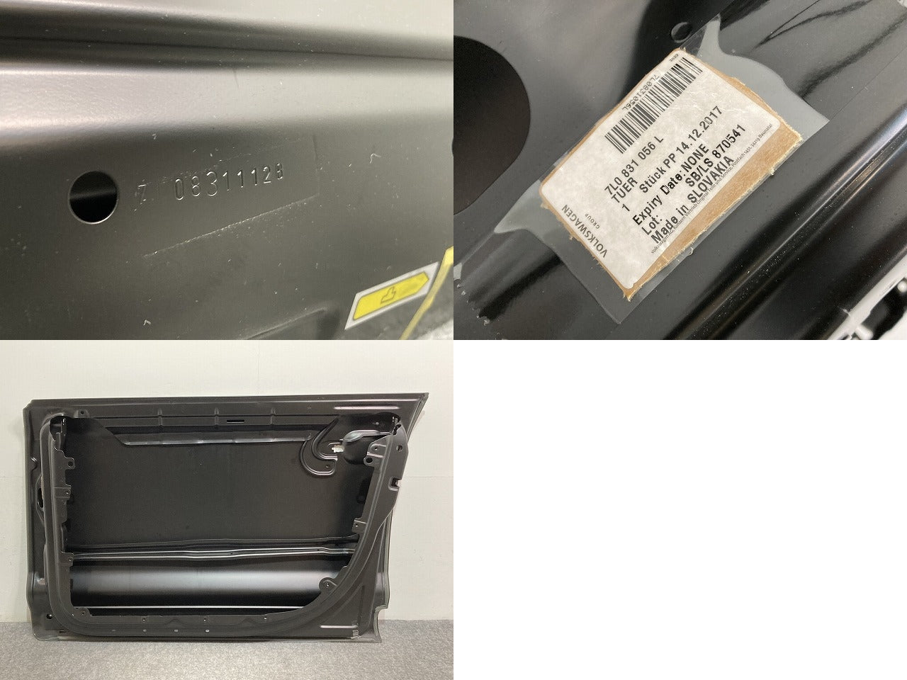 新品!トゥアレグ 7L系 純正 右 フロント ドア 0831112 7L0831056L 未塗装 フォルクスワーゲン(134731)