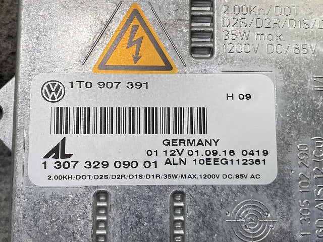 新品!トゥーラン 1T系/2003-2006 純正 バラスト のみ/ヘッドライト キセノン HID 1T0 907 391 1T0907391 フォルクスワーゲン(134771)
