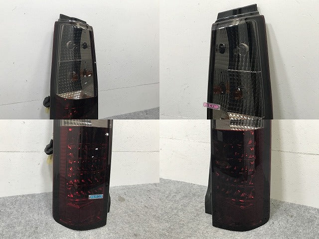 ワゴンR MH21S/MH22S 社外 左右 テールランプ/ライト/レンズ LED JUNYAN/ジュンヤン スモーク 2個セット HU411-TL スズキ(134944)