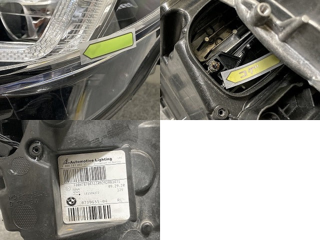 ジャンク!X3/X4 G01/G02 純正 前期 左 ヘッドライト/ランプ LED 8739655-04 BMW(135424)