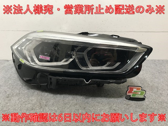 ジャンク!1シリーズ F40 純正 右 ヘッドライト/ランプ LED VALEO 63.11-9482810-10 BMW(135444)