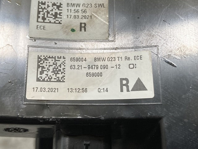 4シリーズ G22/G23/G26 純正 後期 右 テールランプ/ライト/レンズ LED 63.21-9479090-12/63219479090 BMW(135469)