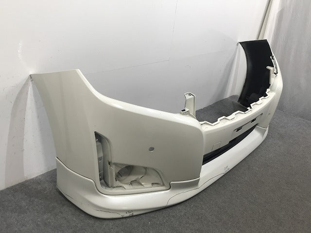 エルグランド ハイウェイスター E52/PE52/PNE52/TE52/TNE52 純正 前期 フロント バンパー スポイラー付 62022 1JB0H ホワイトパール QAB 日産(135510)