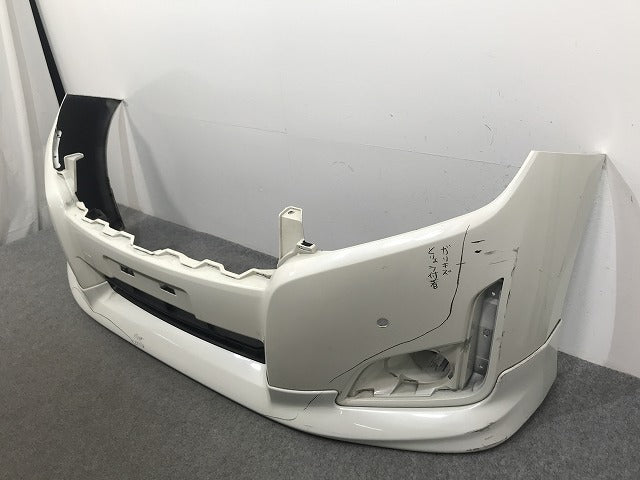 エルグランド ハイウェイスター E52/PE52/PNE52/TE52/TNE52 純正 前期 フロント バンパー スポイラー付 62022 1JB0H ホワイトパール QAB 日産(135510)