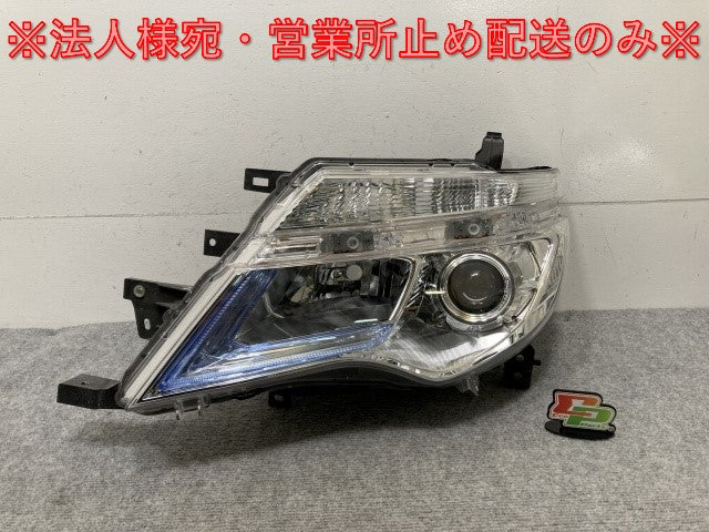 セレナ/ハイウェイスター/S/X/G/XV C26/FC/FPC/NC/FNPC/HC/HFC/FNC 純正 後期 左 ヘッドライト ハロゲン 100-23682 26075-3JY0D(135514