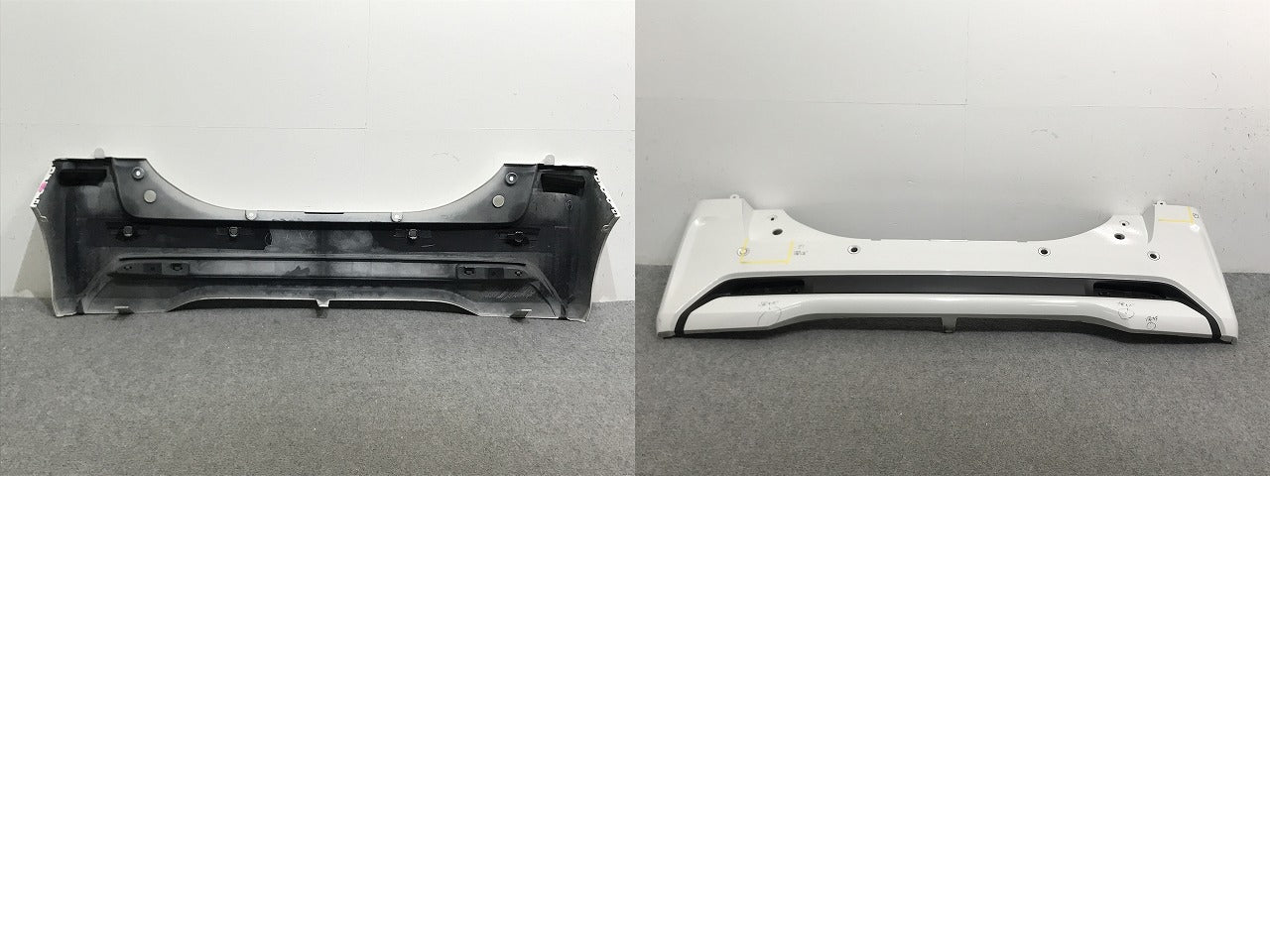 ルークス ハイウェイスター/ekクロススペース B44A/B45A/B47A/B48A/B34A/B35A/B37A/B38A 純正 リア バンパー 85022 7NA-0 QBB(135533)