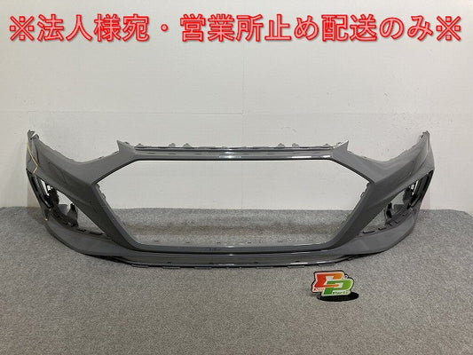 RS4アバント(B9) 8W系 純正 後期 フロント バンパー 8W0 807 437 BE/8W0807437BE ナルドグレー LY7C アウディ(135558)