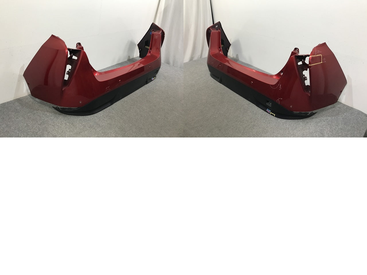 プリウス 50系/ZVW50/ZVW51/ZVW55 純正 前期 リア バンパー 52159-47110 エモーショナルレッド 3T7 トヨタ(135600)
