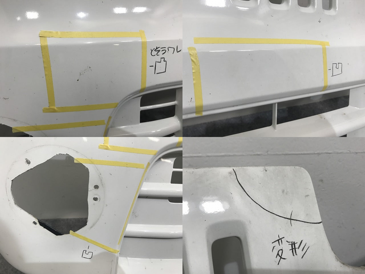 アルト HA36S/HA36V 純正 フロント バンパー 71711-74P 71711-74P03-26U スペリアホワイト 26U スズキ(135643)