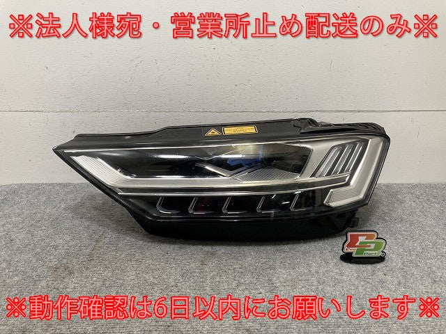 A8(D5) F8 純正 前期 左 ヘッドライト/ランプ LED レーザー/Laser 4N0.941.085.A/4N0941085A 4N0941113A アウディ/Audi(135674)