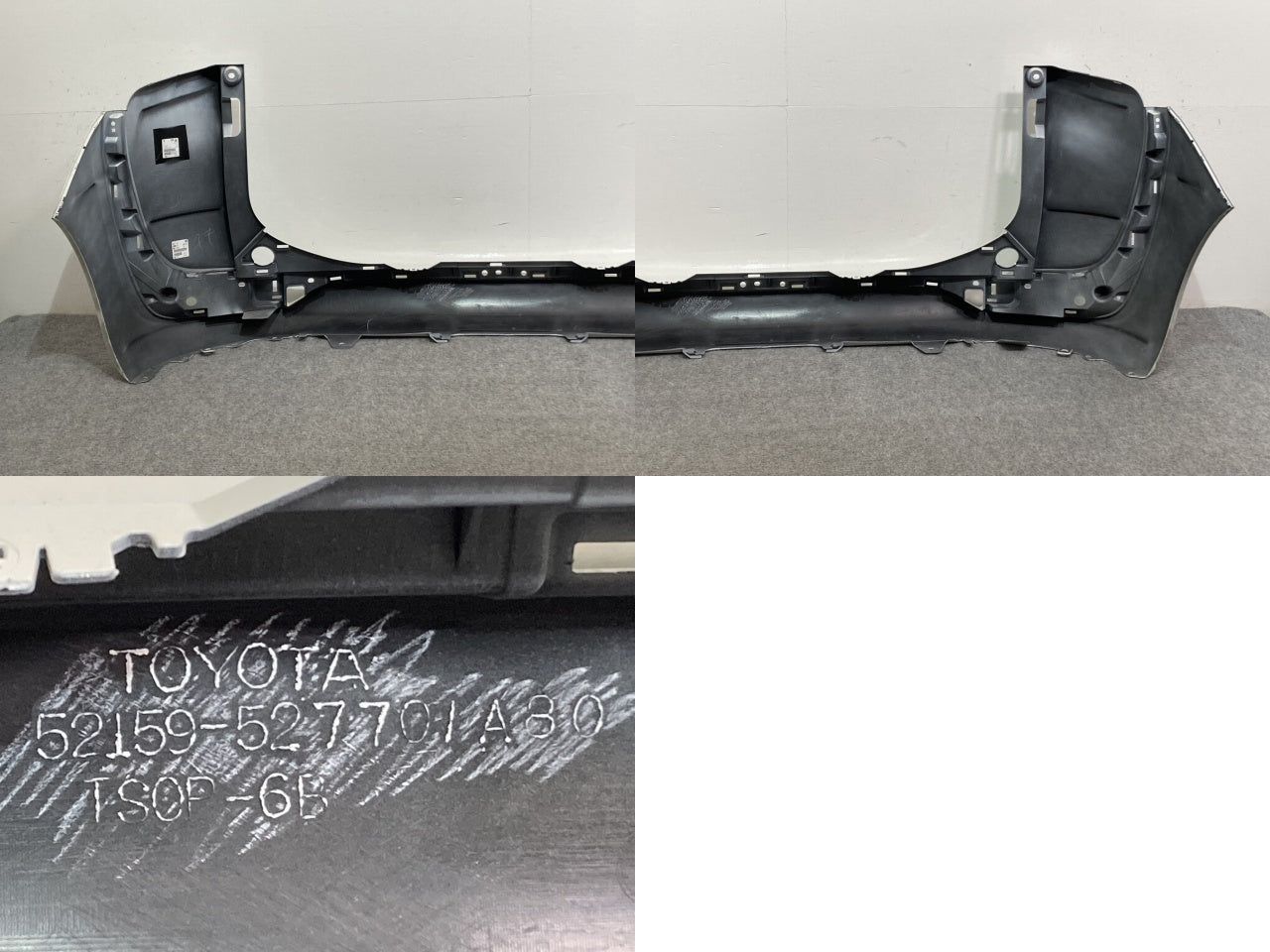 シエンタ/HV 170系/NHP170G/NSP170G/NSP172G/NCP175G 純正 リア バンパー 52159-52770/A80 ホワイトパールクリスタルシャイン 070(135836)