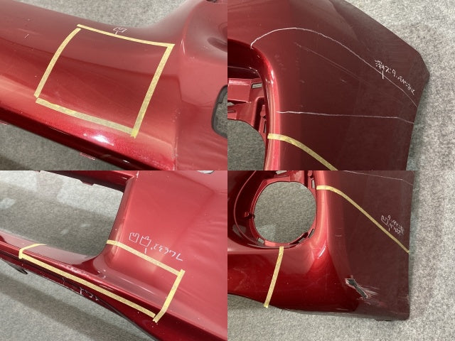 CT CT200h/ZWA10 純正 前期 フロント バンパー 52119-76010 レッドマイカクリスタルシャイン 3R1 レクサス(135934)