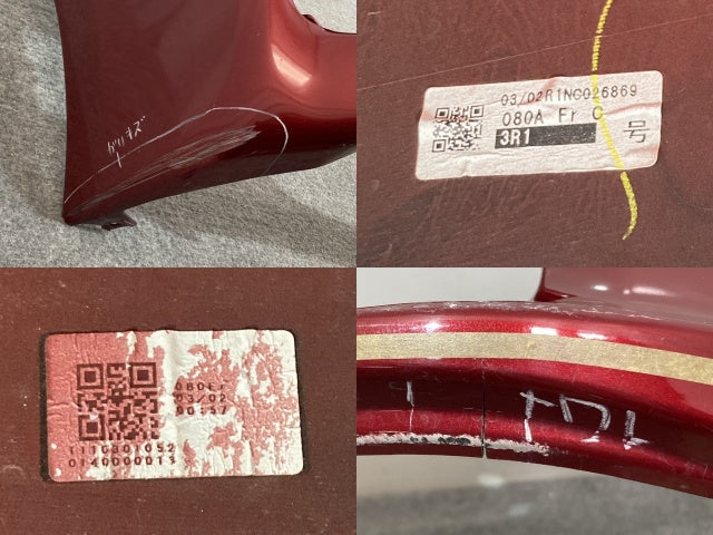 CT CT200h/ZWA10 純正 前期 フロント バンパー 52119-76010 レッドマイカクリスタルシャイン 3R1 レクサス(135934)