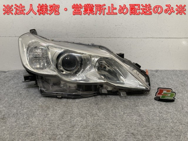 ジャンク!マークX 130系/GRX130/GRX133/GRX135 純正 前期 右 ヘッドライト/ランプ ハロゲン レベライザー 刻印ア KOITO 22-348(135935)