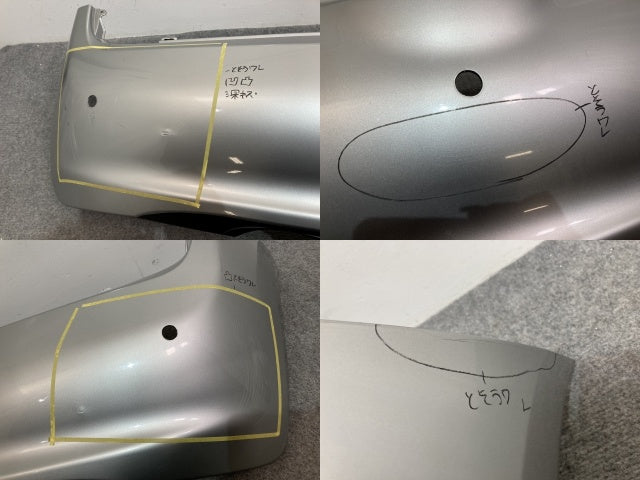 マーチ K12/AK12/BNK12/YK12 純正 後期 リア バンパー 85022 CT10H ダイヤモンドシルバーメタリック KY0 日産(136100)