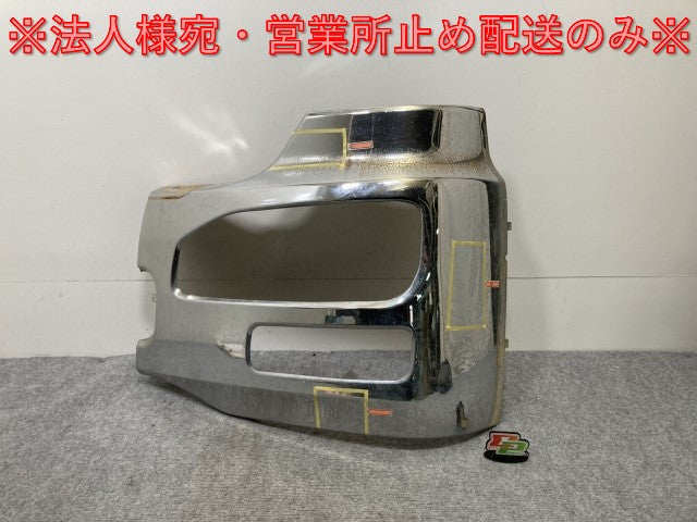 UDトラックス/クオン 初代(2004年-2017年) 10t 純正 左 フロント コーナーパネル メッキ 日産UD(136253)