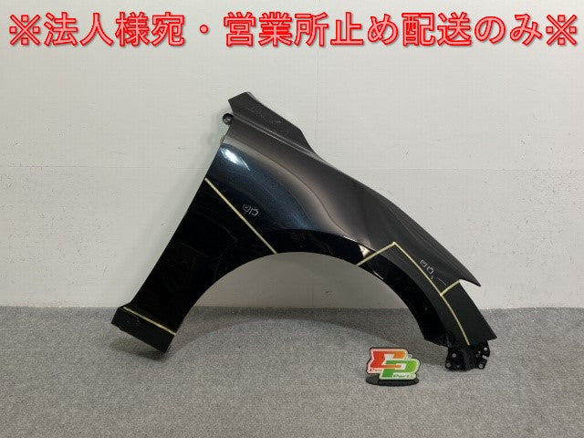 アクセラ/アクセラスポーツ BM/5FP/5AP/LFP/2FP/2AP/5FS/5AS/LFS/2FS/2AS 純正 右 フロント フェンダー ジェットブラックマイカ 41W マツダ(136262)