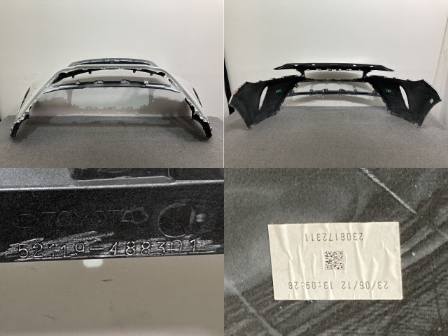 ハリアー/ハイブリッド 80/AXUH80/AXUH85/MXUA80/MXUA85 純正 フロント バンパー 52119-488301 ホワイトパールクリスタル 070(136299)