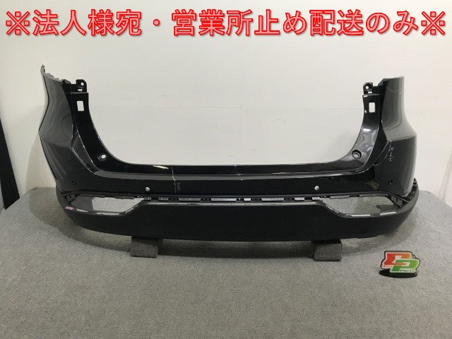 ハリアー/ハイブリッド 80系/MXUA80/MXUA85/AXUH80/AXUH85 純正 リア バンパー 52159-48320 プレシャスブラックパール 219 トヨタ(136310)