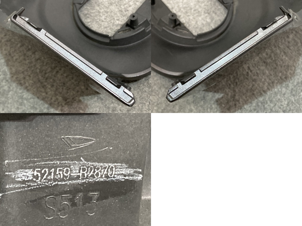 キャスト/ピクシスジョイ LA250S/LA260S/LA250A/LA260A/アクティバ/CG/CX 純正 リア バンパー 52159-B2870 ガンメタ ダイハツ(136315)