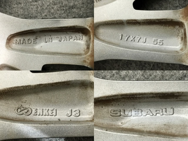 インプレッサ/スポーツ GT2/GT3/GT6/GT7/GK2/GK3/GK6/GK7 純正 ホイール 17x7J/ET55/5穴 5H/PCD100/ハブ径56mm 28111FL100 スバル(136589)
