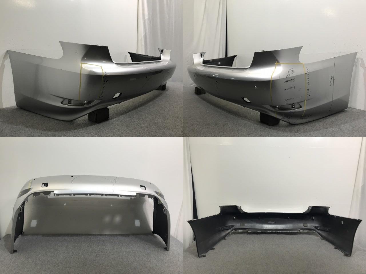 LS/LS460/LS600 USF40/USF41/USF45/USF46/UVF45/UVF46 純正 後期 リア バンパー 52159-50200 ソニックシルバー 1J2 レクサス(136670)