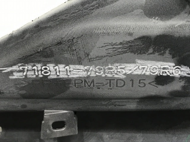 スペーシア/カスタム/フレアワゴンカスタムスタイル MK53S/MM53S 純正 リア バンパー 71811-79R5/79R6 71811-79R60 ホワイト ZVR(136671)