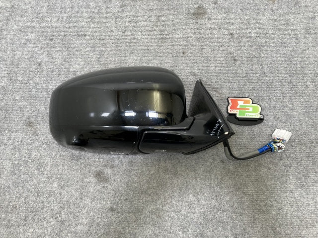 スカイライン/クロスオーバー J50/NJ50 純正 右 ドアミラー 18線 カメラ付 ICHIKOH 8313/027368 スーパーブラック KH3 日産(136887)