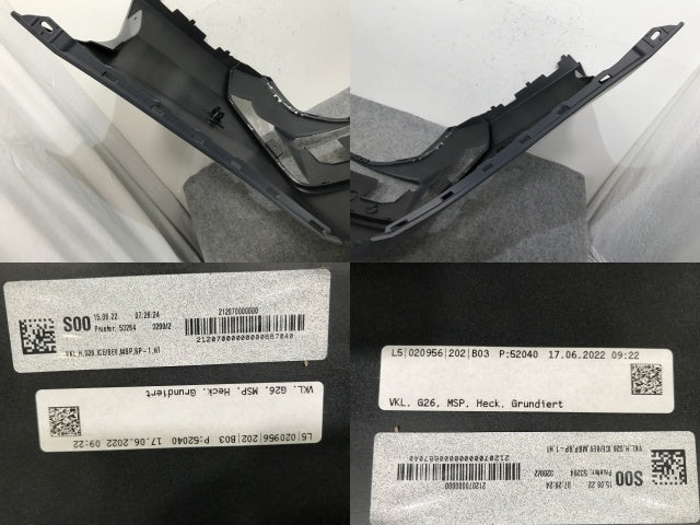 新品!4シリーズ/Mスポーツ G26 純正 リア バンパー 5112 8 078 583/51128078583 未塗装 BMW(136976)