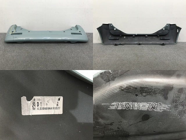 スペーシア/フレアワゴン MK53S/MM53S 純正 リア バンパー 71811-79R オフブルーメタリック ZYW スズキ(137111)
