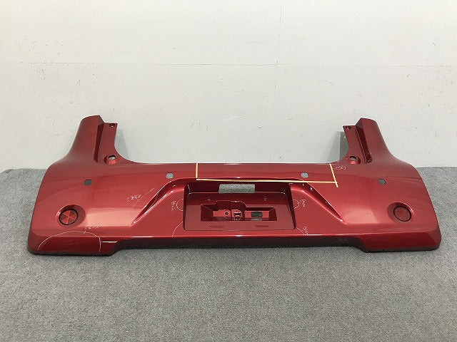 デイズ/EKワゴン B21W/B11W 純正 リア バンパー リフレクター付 6410C558ZZ スパークリングレッドメタリック RMR 日産(137154)