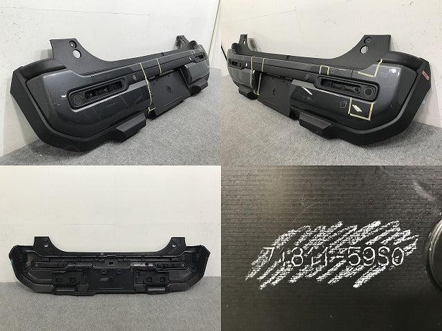 ハスラー/フレアクロスオーバー MR92S/MR52S/MS92S/MS52S 純正 リア バンパー 71811-59S0 ミネラルグレーメタリック ZMW スズキ(137155)