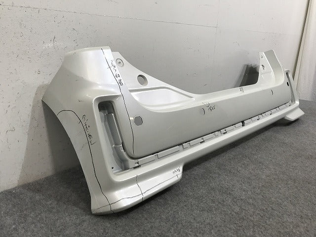 スペーシアカスタム/フレアワゴンカスタムスタイル MK53S/MM53S 純正 リア バンパー 71811-79R5/79R6 ピュアホワイトパール ZVR(137156)