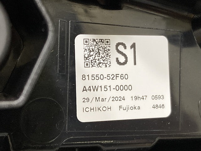 シエンタ/G/X MXPC10G/MXPL10G/MXPL15G 純正 右 テールランプ/ライト LED 刻印S1 ICHIKOH 52-341/81550-52F60 81551-52F60 トヨタ(137165)