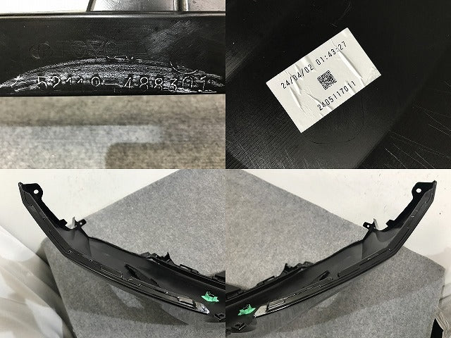 ハリアー 80系/MXUA80/MXUA85/AXUH80/AXUH85 純正 フロント バンパー 52119-488301 ブラック 202 トヨタ(137183)