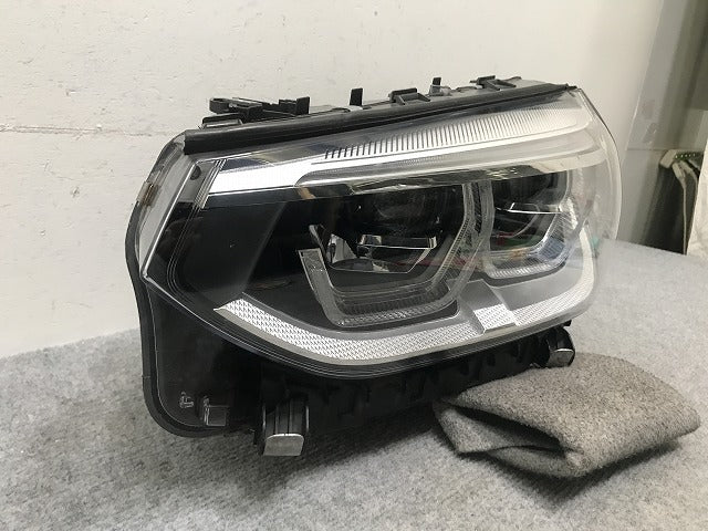 ジャンク!X3/X4 G01/G02 純正 前期 左 ヘッドライト/ランプ LED 8739655-04 BMW(137301)