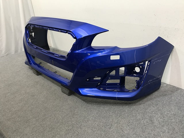 レヴォーグ/LEVORG VM4/VMG 純正 後期 フロント バンパー 57704VA060 ブルー メタリック スバル(137397)
